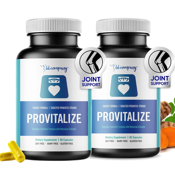 Provitalize Probiotic for Women with Turmeric & Moringa | Digestive Health, Menopause & Bloat Support | 60 Capsules 2 Pack