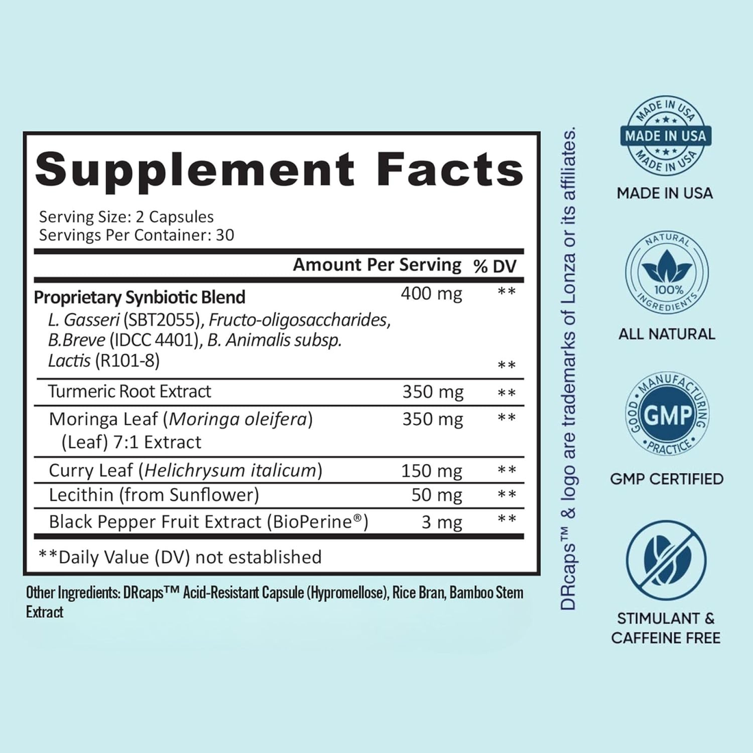 Provitalize Probiotic for Women with Turmeric & Moringa | Digestive Health, Menopause & Bloat Support | 60 Capsules 2 Pack