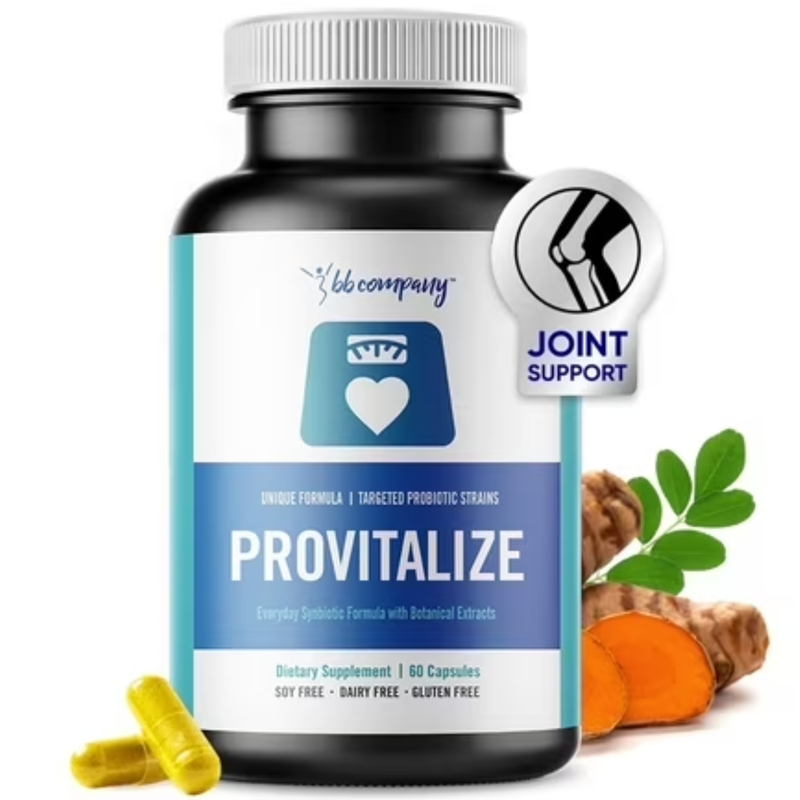 BB Company Provitalize Probiotics for Women with Turmeric & Moringa Digestive & Joint Support (Pack of 1)