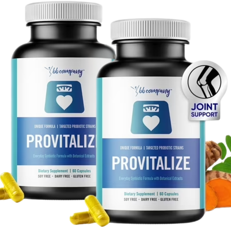 BB Company Provitalize Probiotics for Women with Turmeric & Moringa Menopause & Digestive Support (Pack of 2)